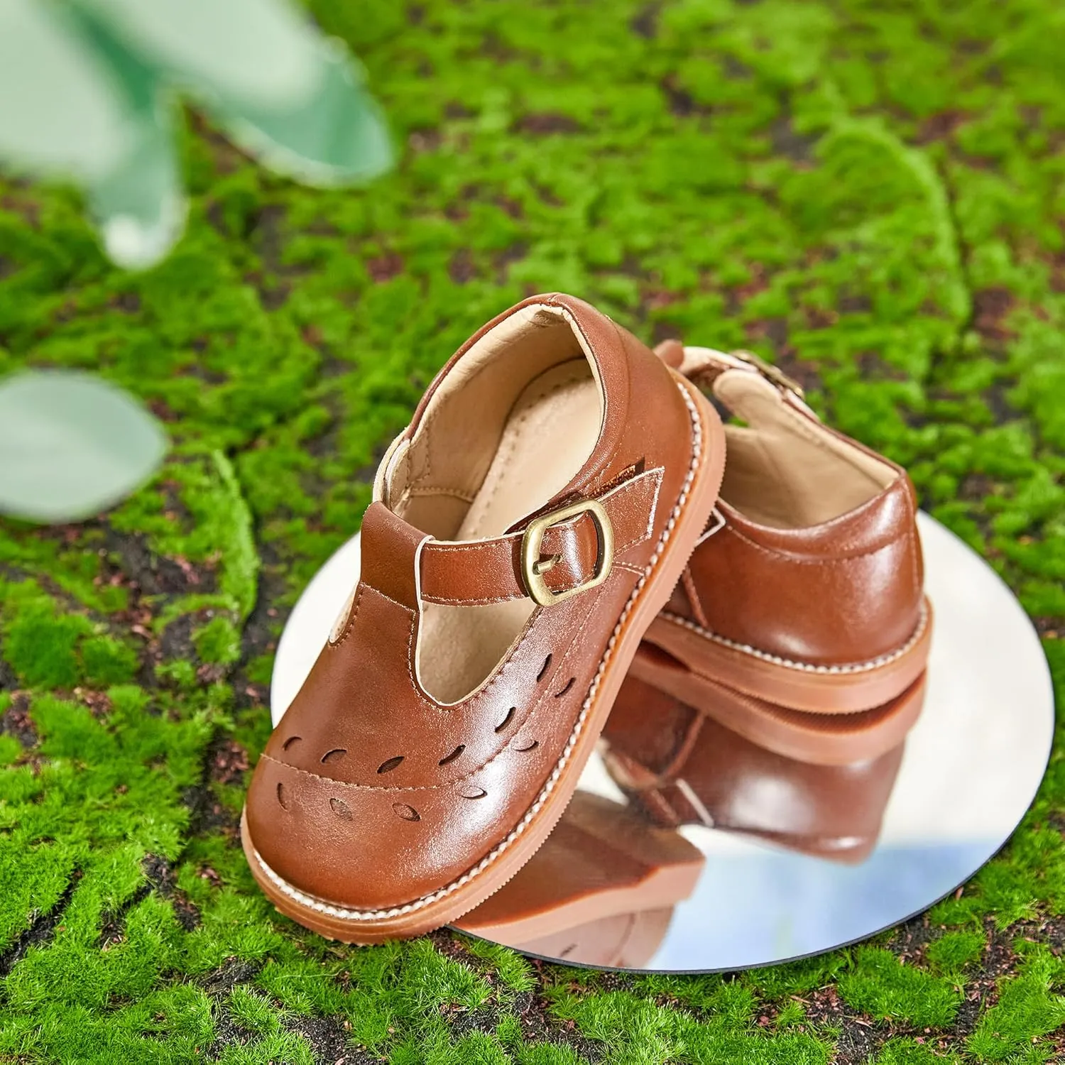 Otter MOMO Toddler/Little Girls Mary Jane Slip-on School Uniform Party Dress Shoes