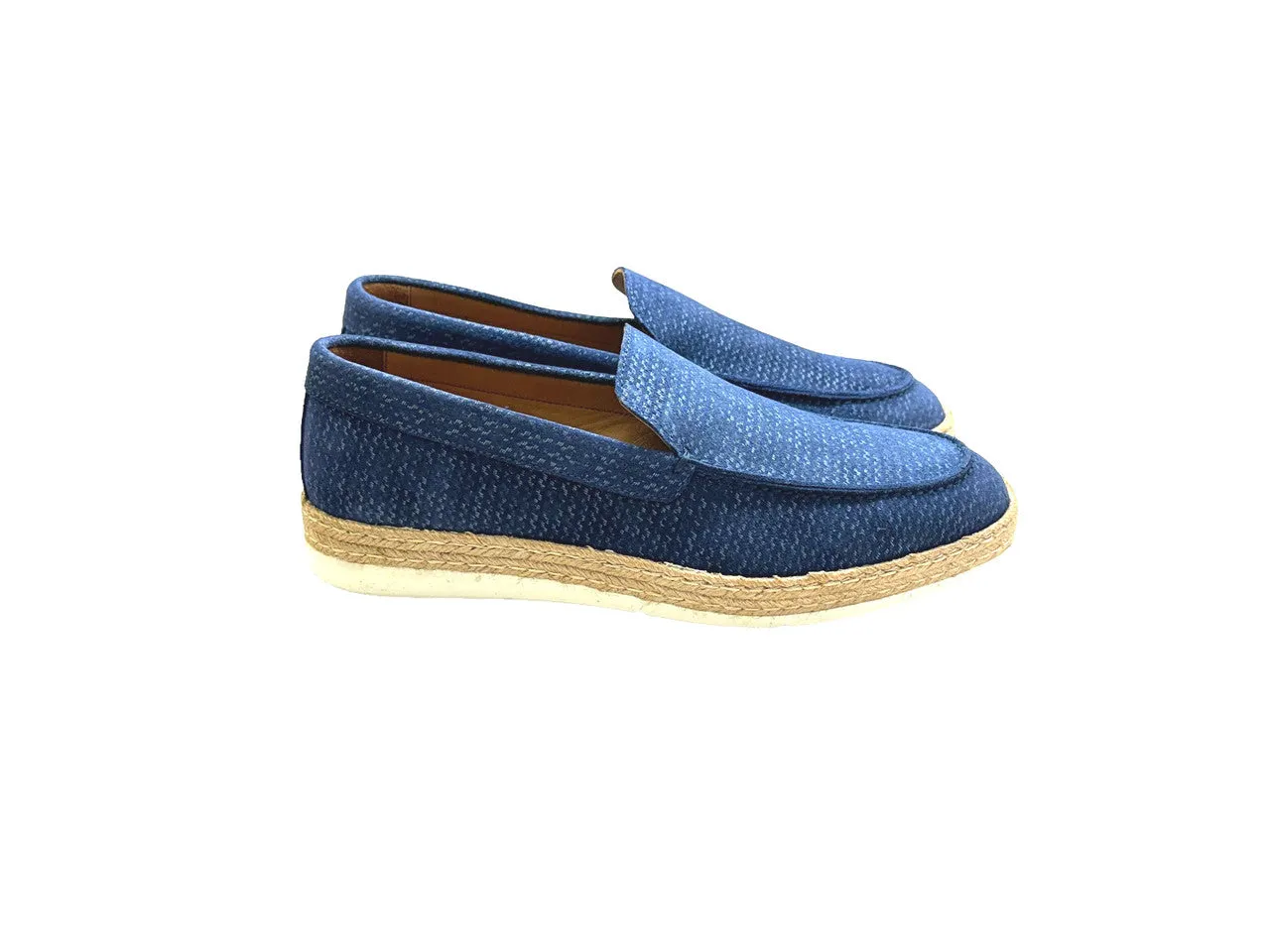 P01205 - Nuovo Sport Loafer- Blue Nubak