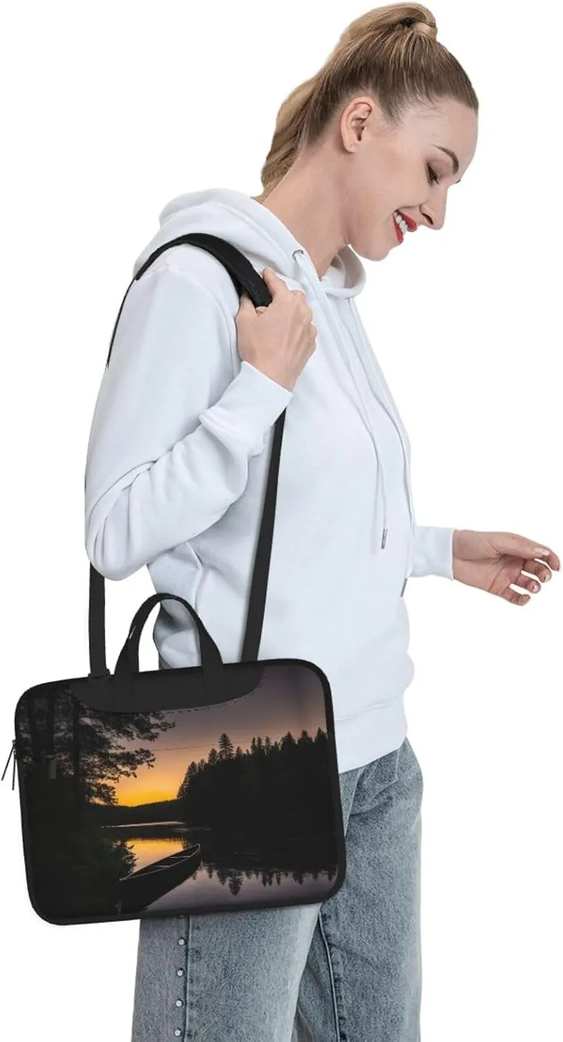 Paris Eiffel Tower Stylish And Lightweight Laptop Messenger Bag,Handbag,Briefcase,Perfect For Business Travel