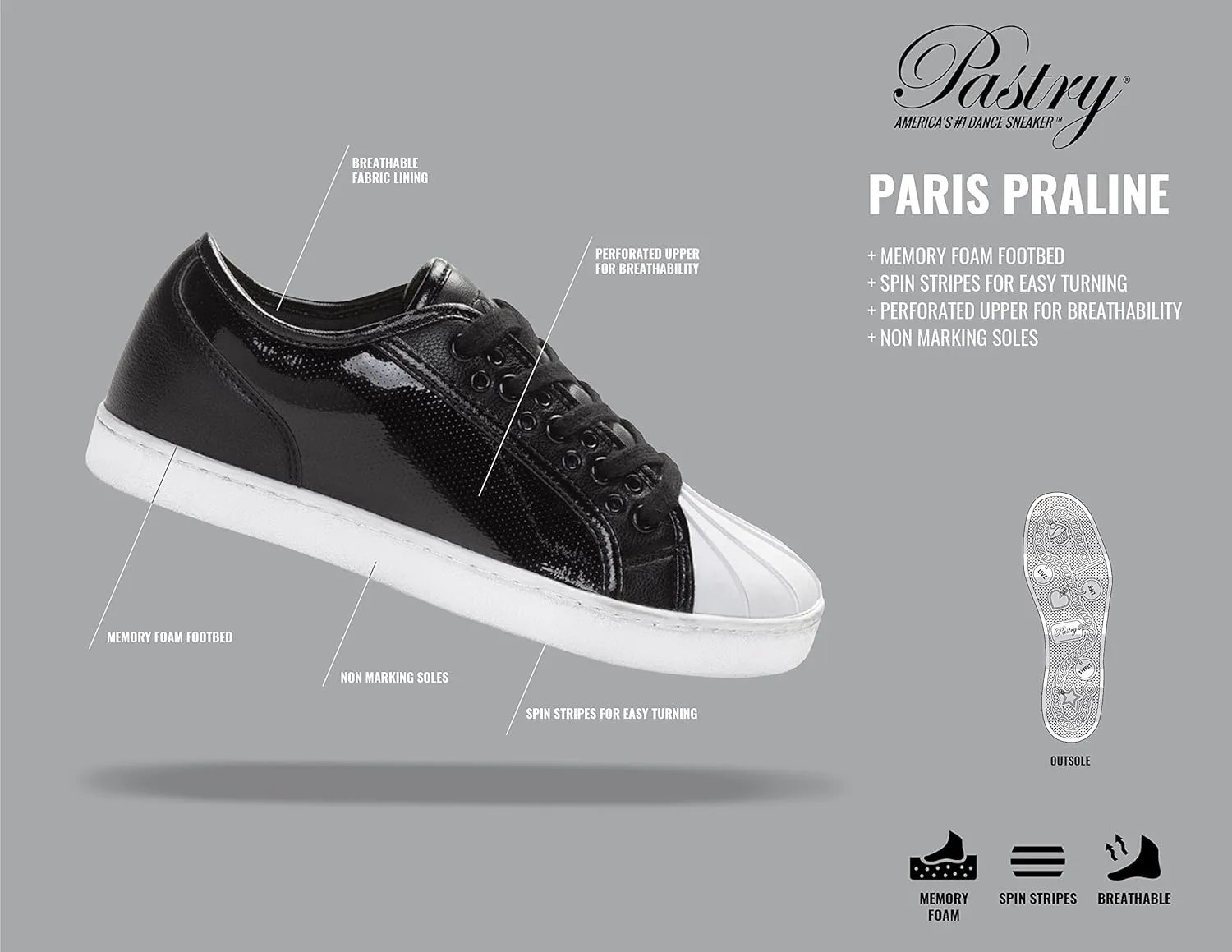 Pastry Unisex-Adult Paris Praline Sneaker