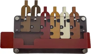 Project Genius Constantin Waiter's Tray Wooden Puzzle – Unique Brainteaser for Ages 14 , Enhances Problem-Solving, Ideal Gift for Puzzle & Wine Lovers