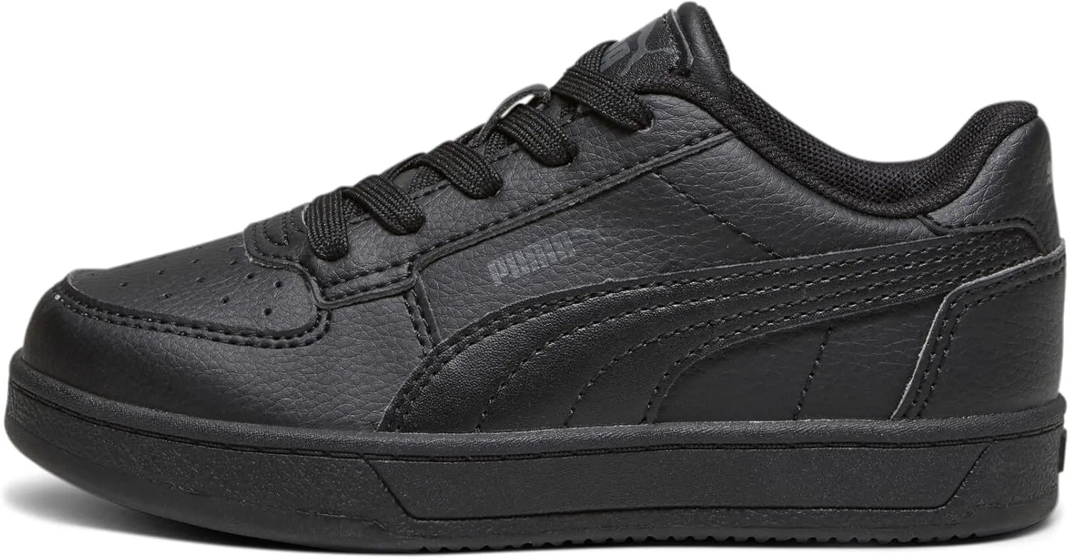 PUMA Caven Sneaker, Black-Cool Dark Gray, 3 US Unisex Little Kid