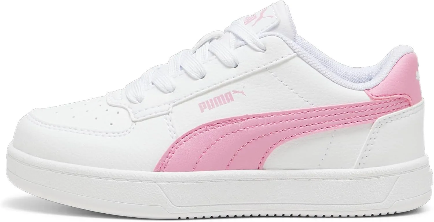 PUMA Caven Sneaker, White-Mauved Out, 2 US Unisex Little Kid