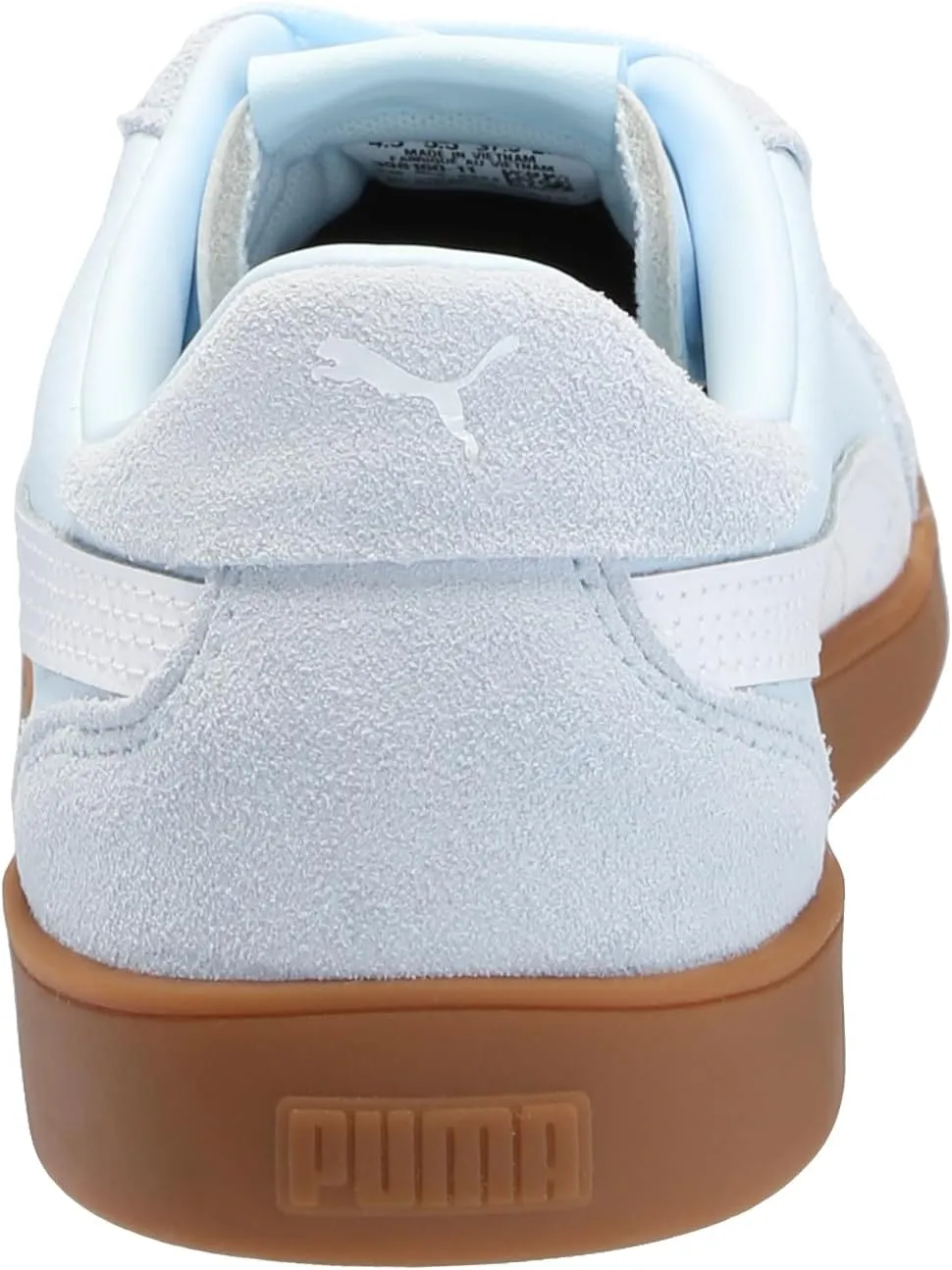 PUMA Unisex-Child Shoes Club 5v5 Sneaker, White Black-Feather Gray, 4 US Big Kid