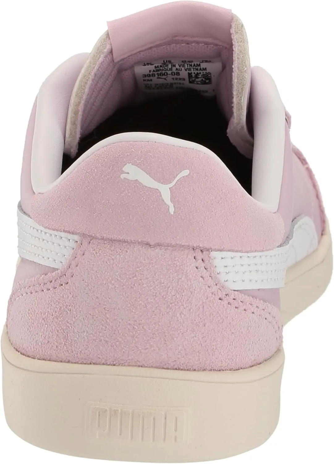 PUMA Unisex-Child Shoes Club 5v5 Sneaker, White Black-Feather Gray, 4 US Big Kid