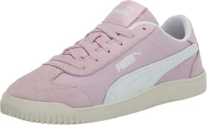 PUMA Unisex-Child Shoes Club 5v5 Sneaker, White Black-Feather Gray, 4 US Big Kid