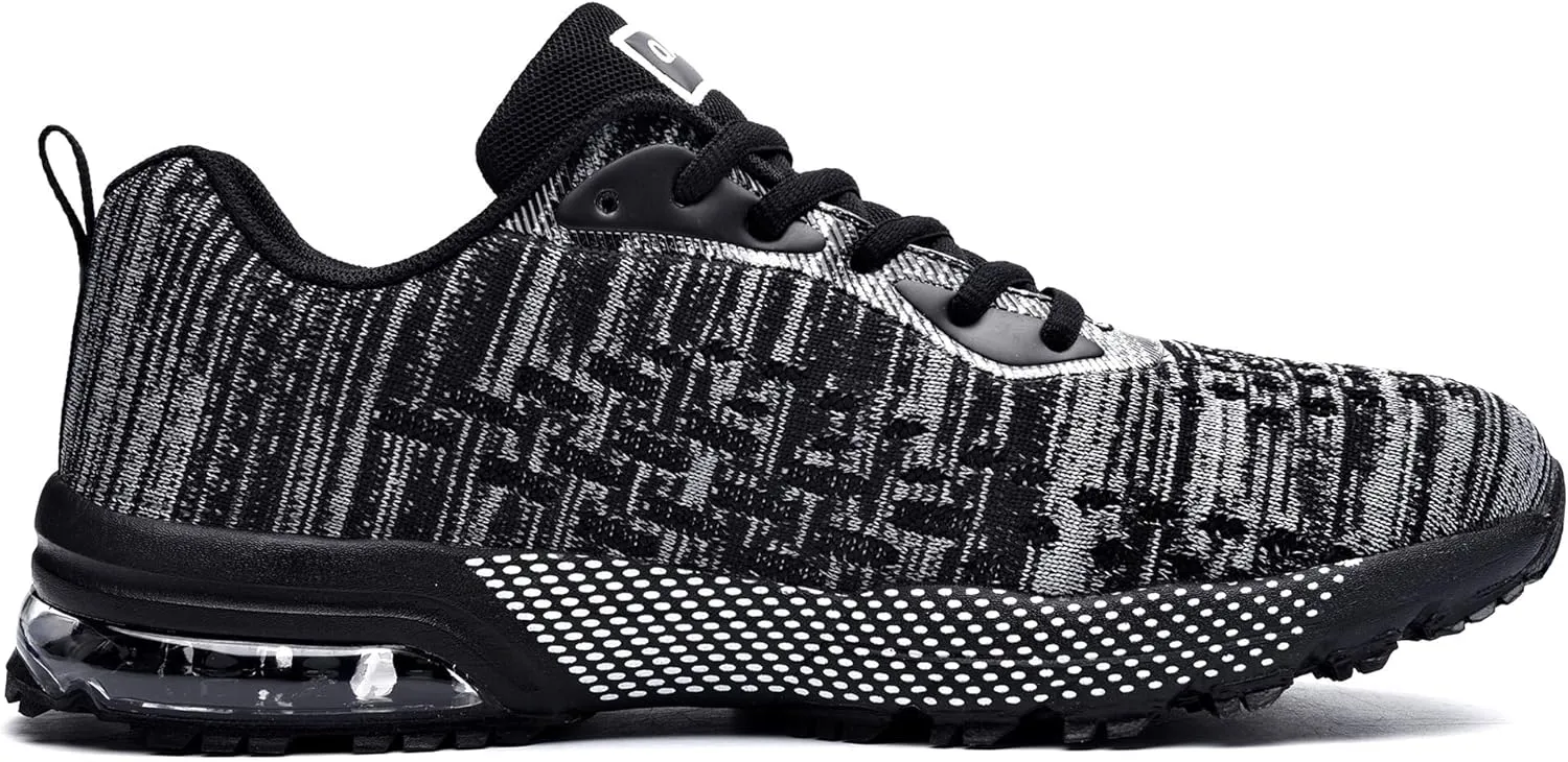 QAUPPE Mens Running Shoes Athletic Trail Tennis Sneaker (US7-12.5 D(M)