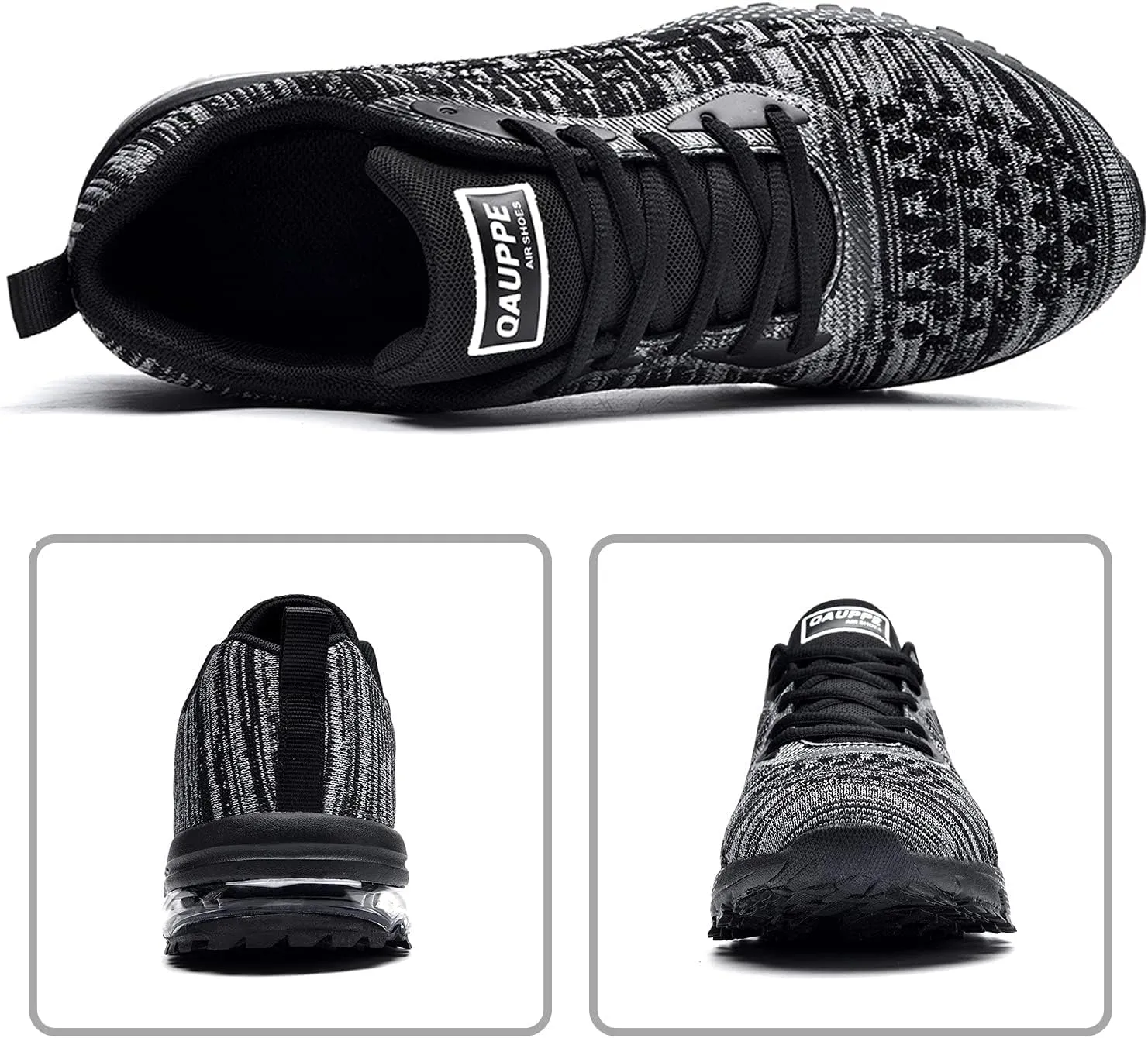QAUPPE Mens Running Shoes Athletic Trail Tennis Sneaker (US7-12.5 D(M)