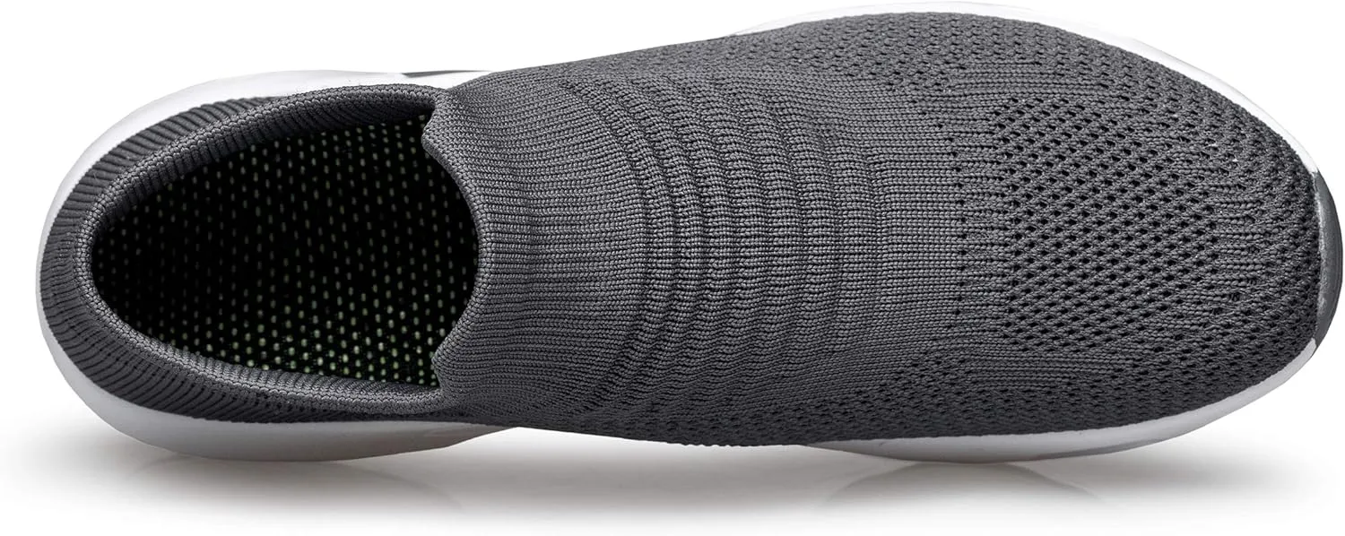 Raoendis Womens Walking Shoes - Sock Sneakers Daily Casual Shoes Slip on Comfortable Nursing Work Shoes