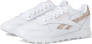 Reebok Women's Classic Leather Sneaker, White/Soft Ecru, 7.5