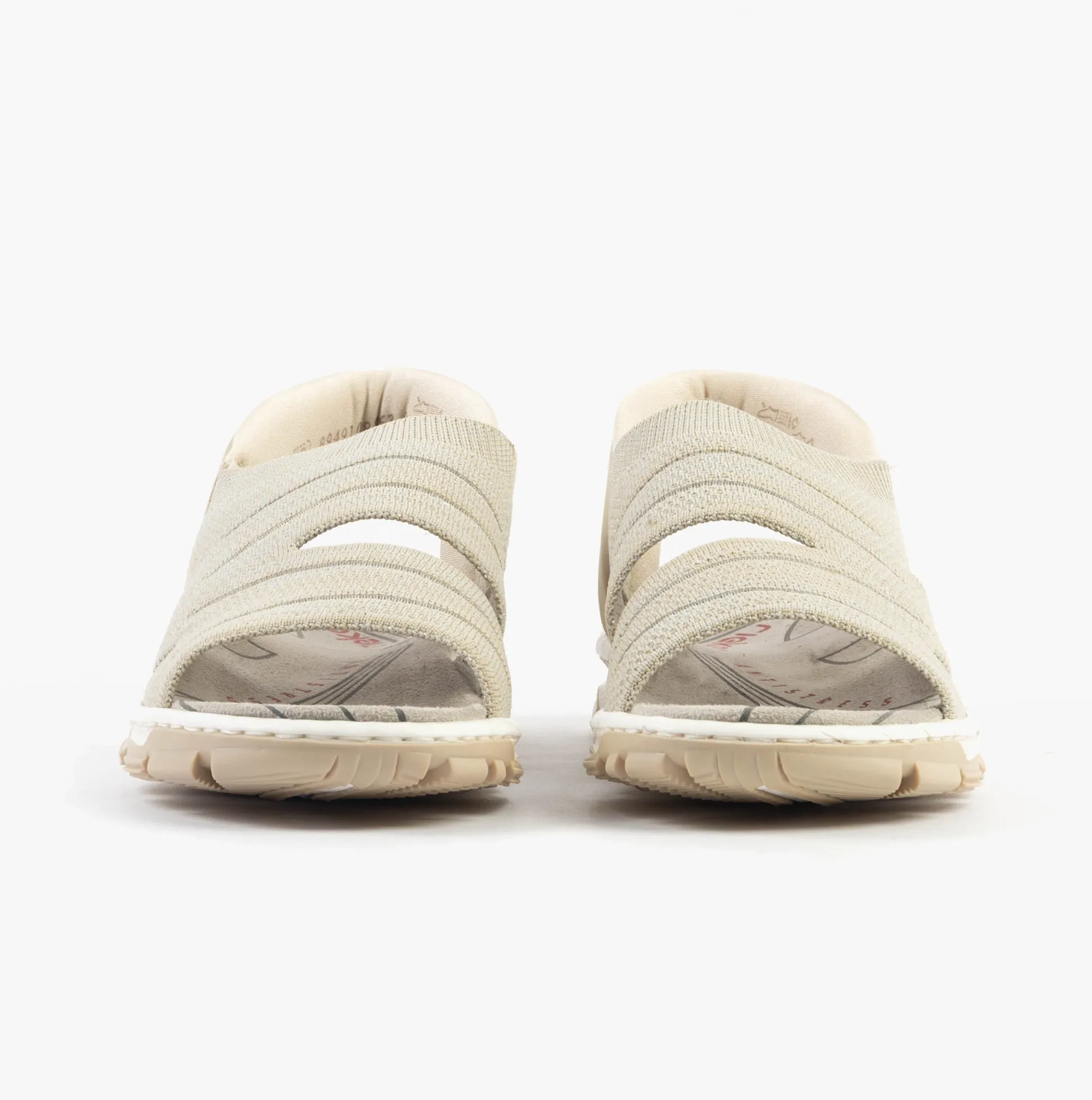 Rieker 68895-64 Womens Sandals Beige