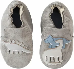 Robeez Baby Boys and Unisex Soft Soles Slip-Resistant Crib Shoes Slippers for Infant and Toddler, 0-24 Months