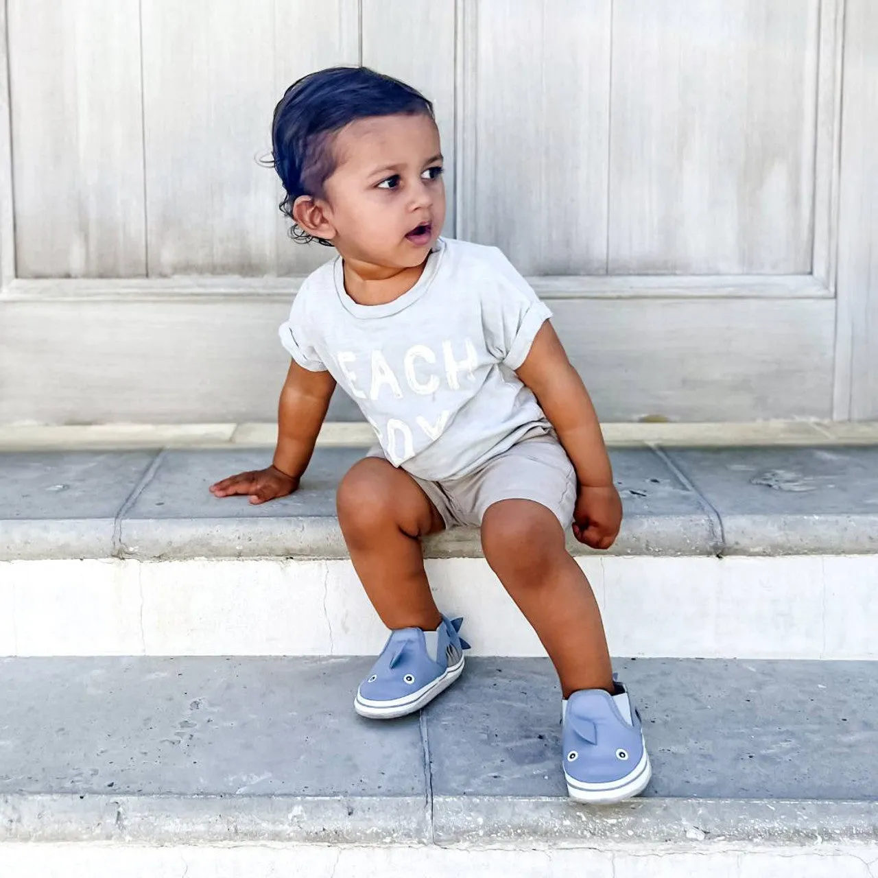 Robeez Sebastian Shark Soft Soles Shoes