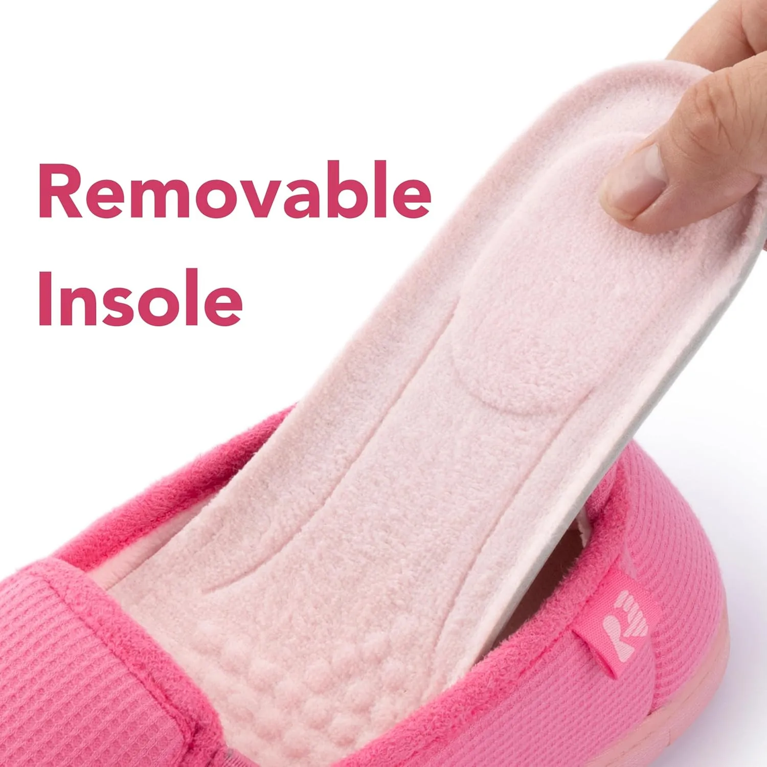 RockDove Women's Two-Tone Hoodback Slipper with Removable Insole