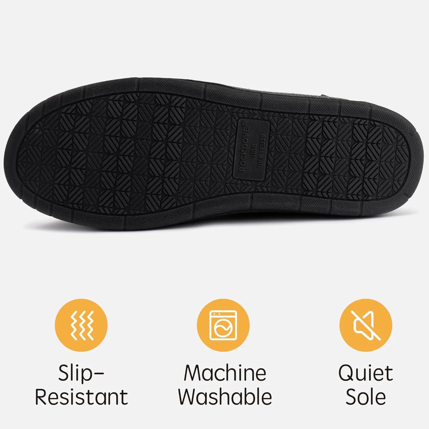 RockDove Women's Two-Tone Hoodback Slipper with Removable Insole