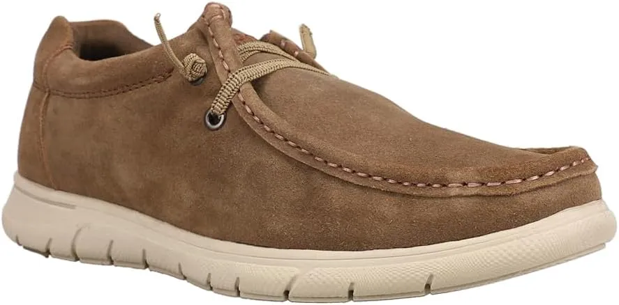 ROPER Mens Cliff Moc Toe Slip On Casual Shoes - Brown