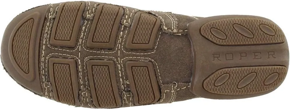 ROPER Mens Dougie Slip On Casual Shoes - Brown