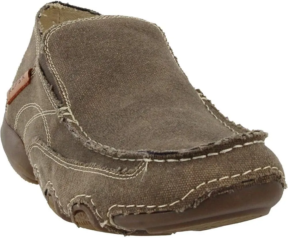 ROPER Mens Dougie Slip On Casual Shoes - Brown