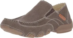ROPER Mens Dougie Slip On Casual Shoes - Brown