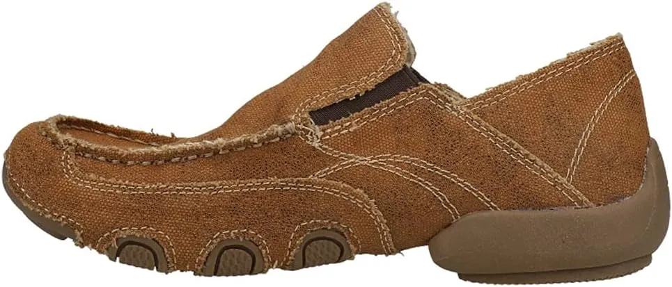 ROPER Mens Dougie Slip On Casual Shoes - Brown