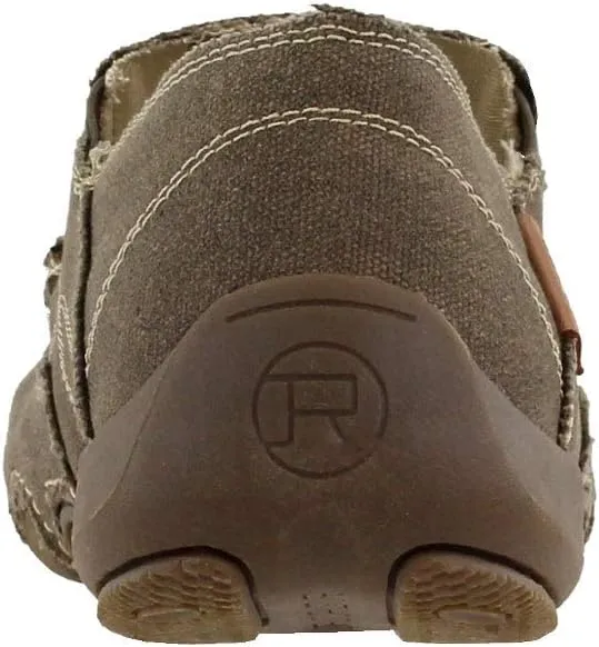 ROPER Mens Dougie Slip On Casual Shoes - Brown