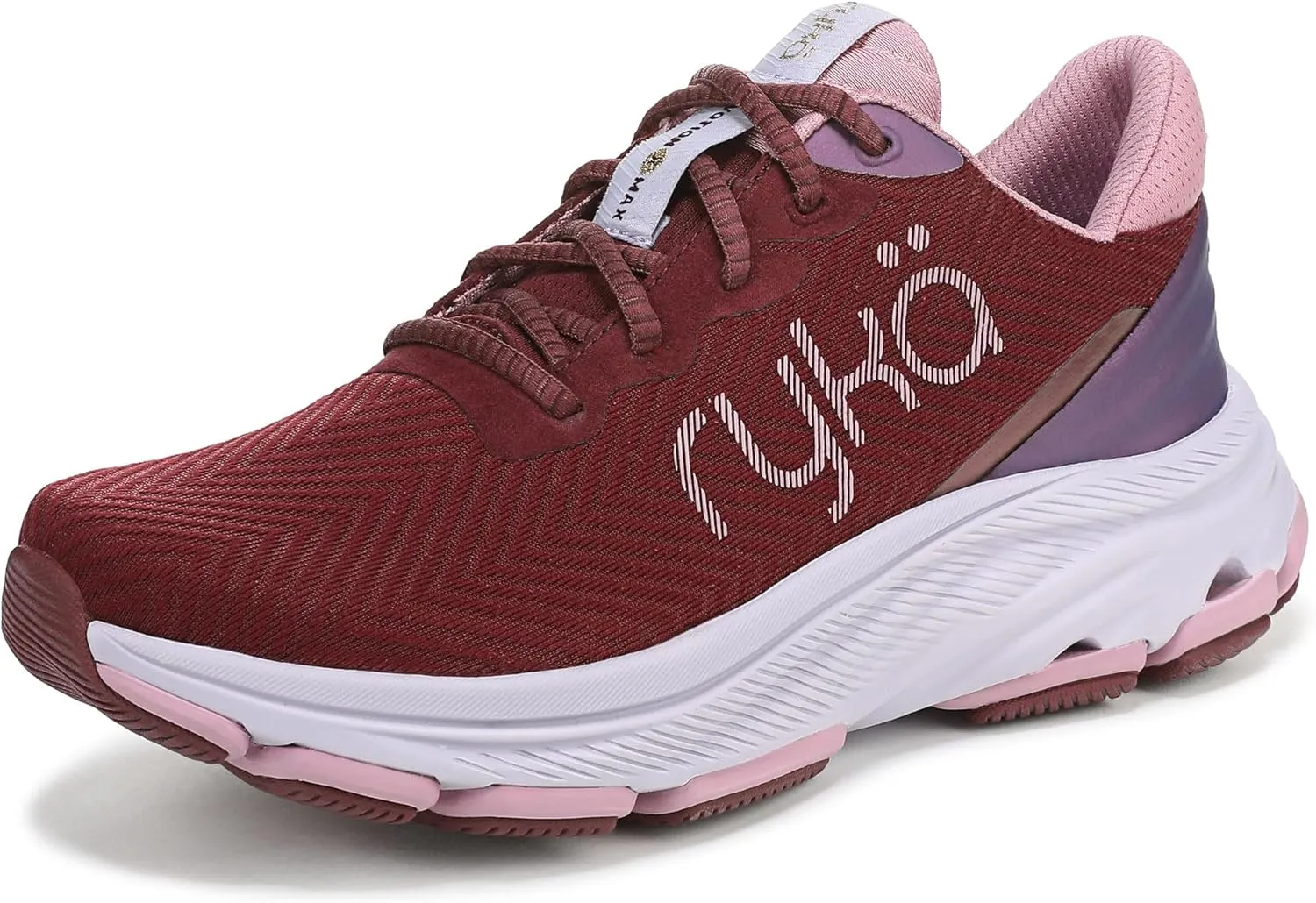 Ryka Womens Devotion X Max RS Walking Shoes Windsor Red Mesh Fabric 11 M