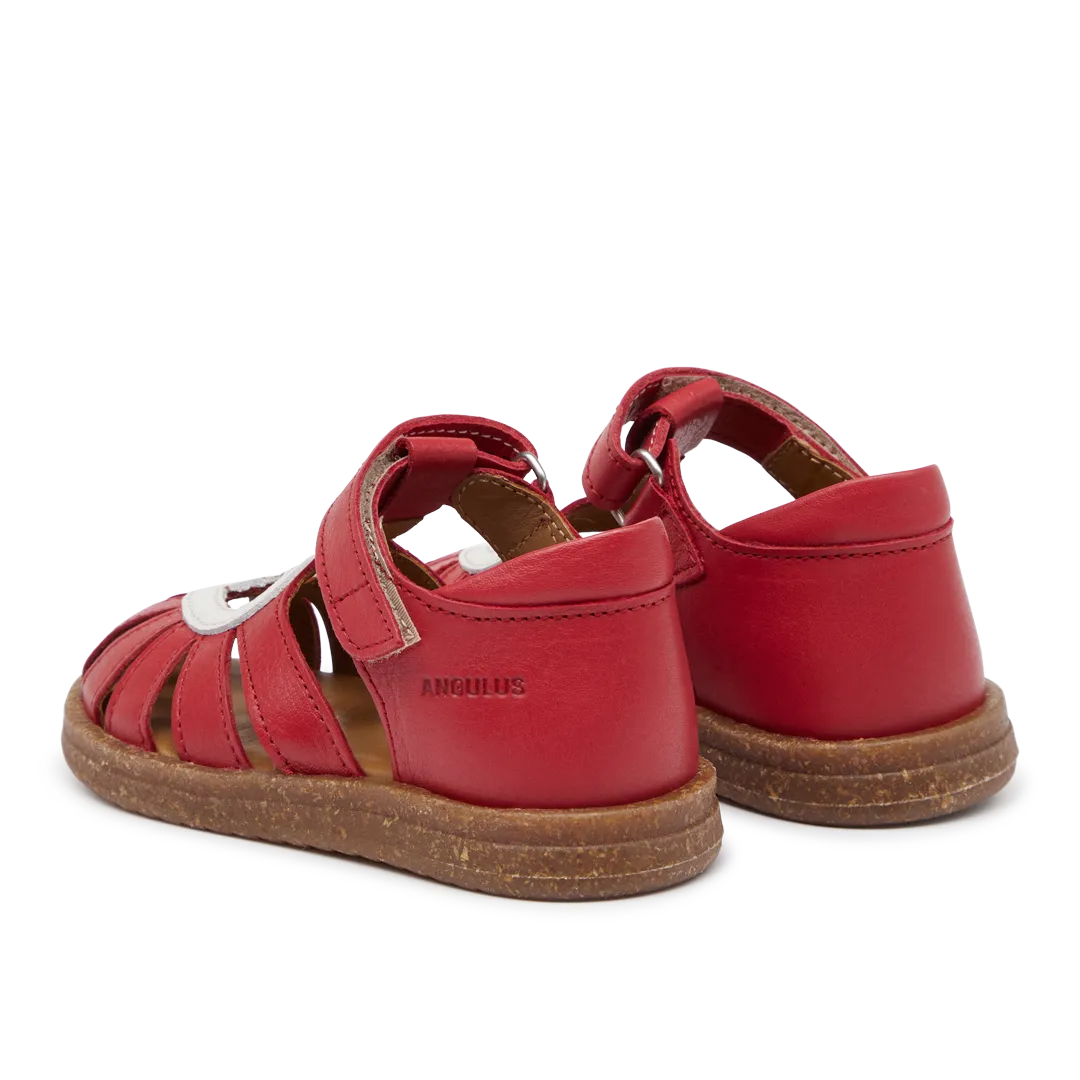 Sandal with contrast heart