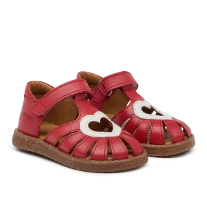 Sandal with contrast heart