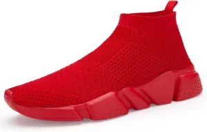 Santiro Women Slip on Sneakers Lightweight Knit Walking Casual Running Athletic Shoes
