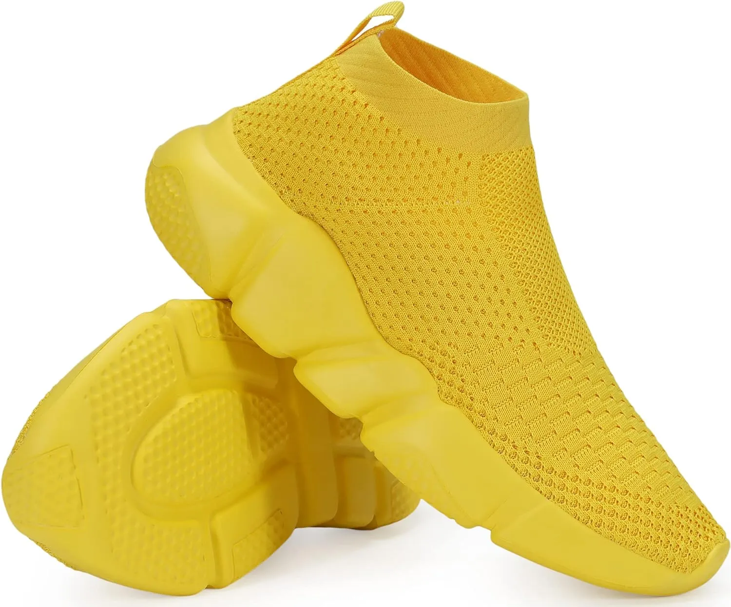 Santiro Women Slip on Sneakers Lightweight Knit Walking Casual Running Athletic Shoes