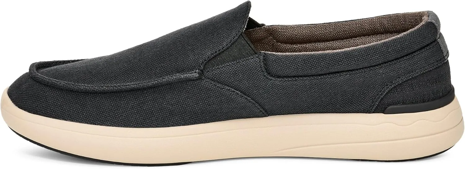 Sanuk Mens Mason Loafers | Mens Shoes | Slip On Shoes for Men | Men's Slip-on Loafers | Removable Comfort Footbed