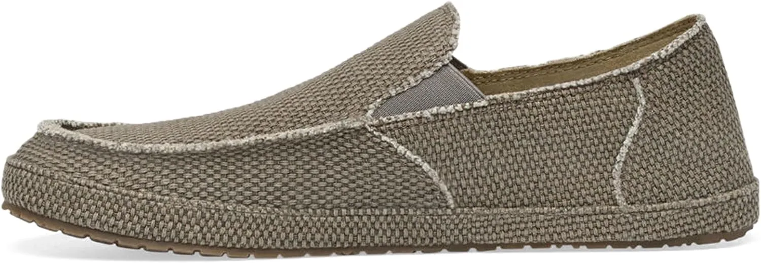 Sanuk Mens Rounder Loafer | Mens Shoes | Slip On Shoes for Men | Men's Slip-on Loafers | Comfort Footbed