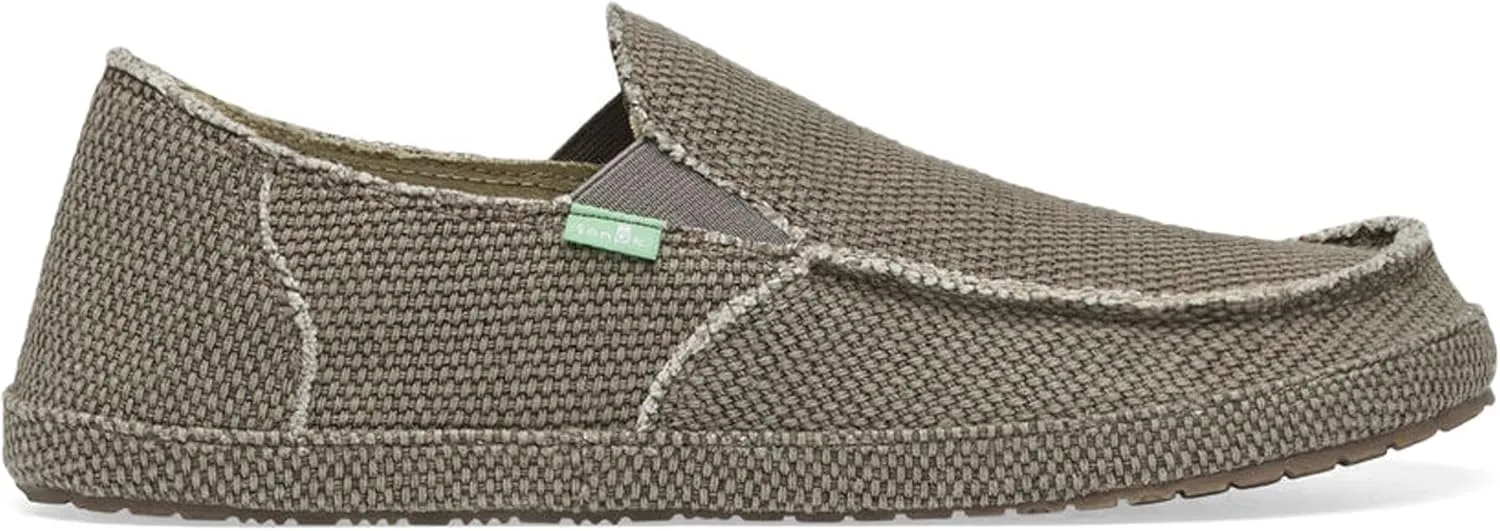 Sanuk Mens Rounder Loafer | Mens Shoes | Slip On Shoes for Men | Men's Slip-on Loafers | Comfort Footbed