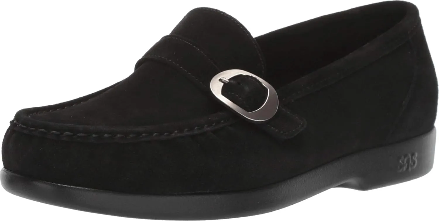 SAS Women's Taylor Comfort Wedge Slip-On Shoes with Tassels - Leather Upper