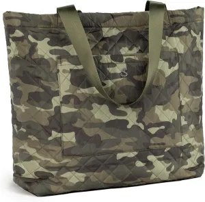 SATINSAINT Large Tote Travel Bag for Women, Lightweight Quilted Carry-All Shoppers Tote for Travel, Work, Gym and Casual Use