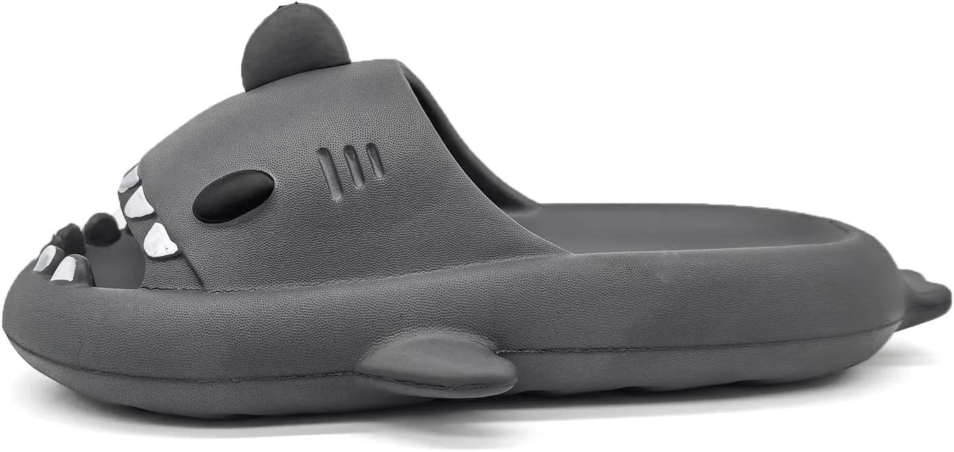 Shark Slides Slippers for Women Men Could Slide Sandals Adult Indoor Outdoor