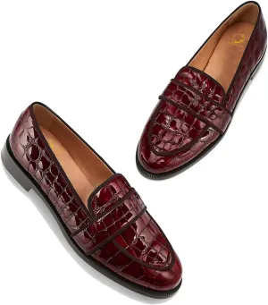 SHODENSE Women Round Toe Loafers Flats Velvet Slip On Dress Shoes Comfortable Casual 1 inch Flat Heel Penny Loafers Suede Office Ladies Work Walking Flat Shoes Drive Elegant 4-11 M US