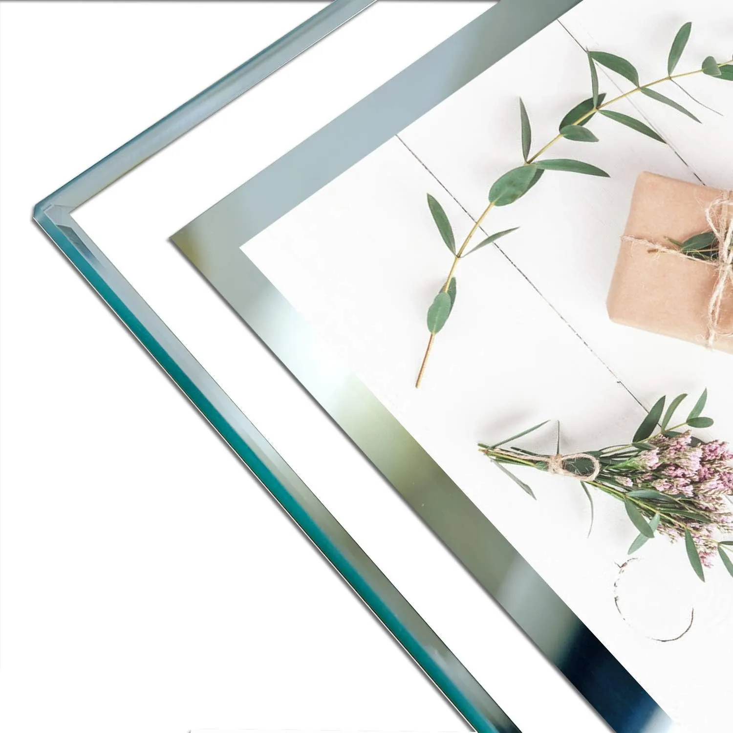 SIMON'S SHOP 8x10 Picture Frame Glass Picture Frames 8x10 Wall and Tabletop Display Frame - 2 Pack