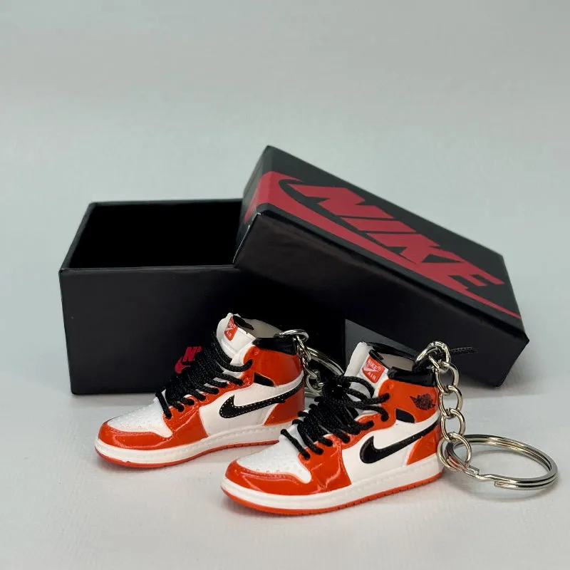 Single Sneaker Keychain - AJ1 Reverse Shattered Backbone High (No Box)