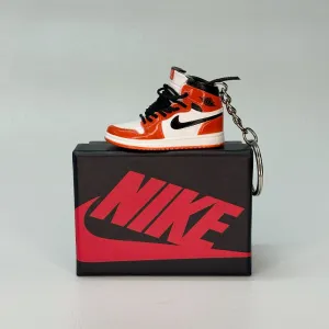 Single Sneaker Keychain - AJ1 Reverse Shattered Backbone High With Box