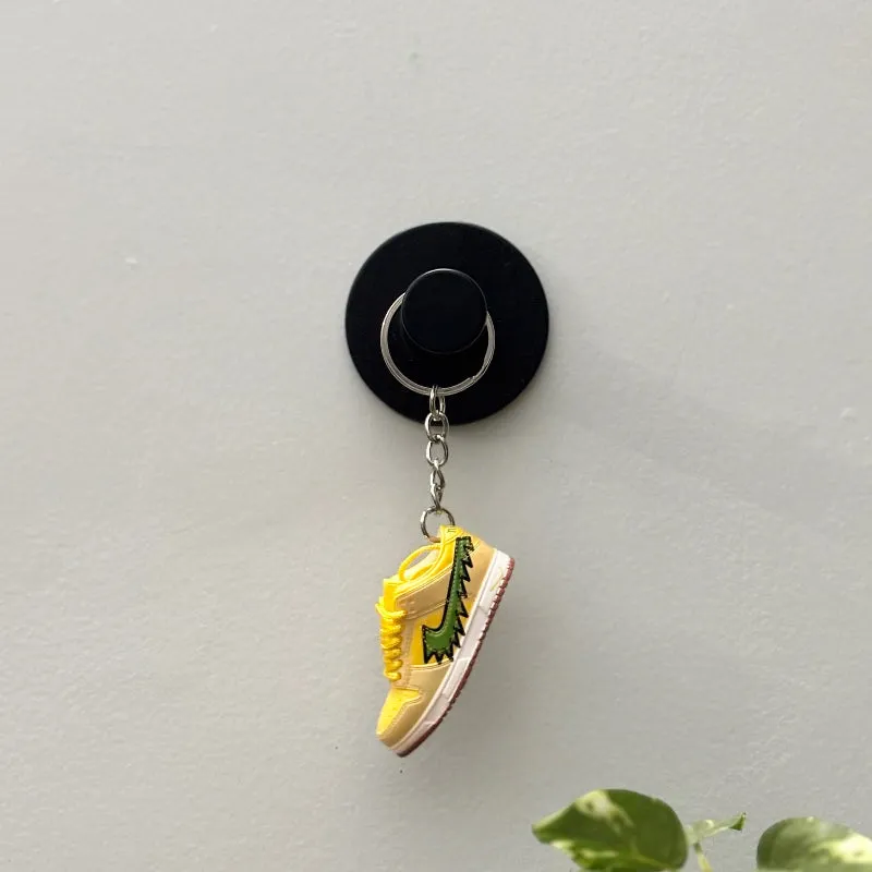 Single Sneaker Keychain - SB Dunk Low Deadbear Yellow With Box