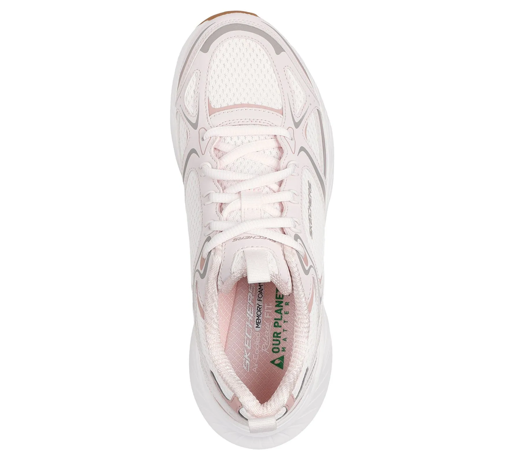 Skechers Edgeridge Women's Silver Eclipse Pink Trainers
