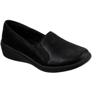 Skechers Ladies Arya Sweet Things Flex Black Slip On Memory Foam Shoes 23781/BBK