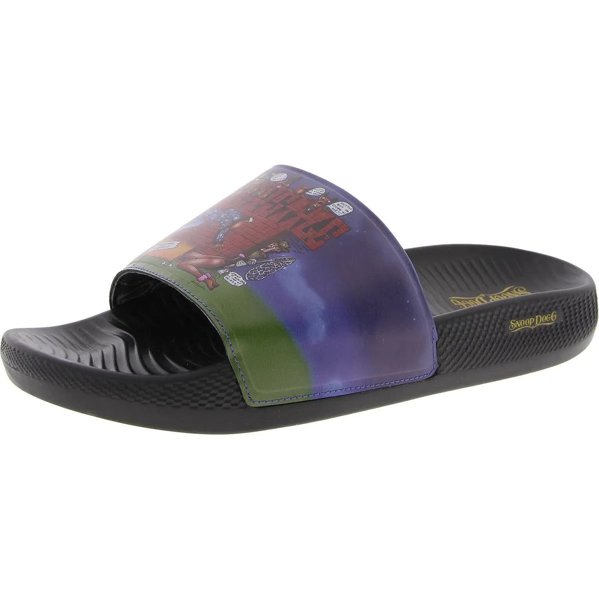 Skechers Mens DOGGY STYLE SLIDE Graphic  Slide Sandals