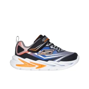 Skechers S Lights Flex Glow Ultra Boys Runner - Black/Silver