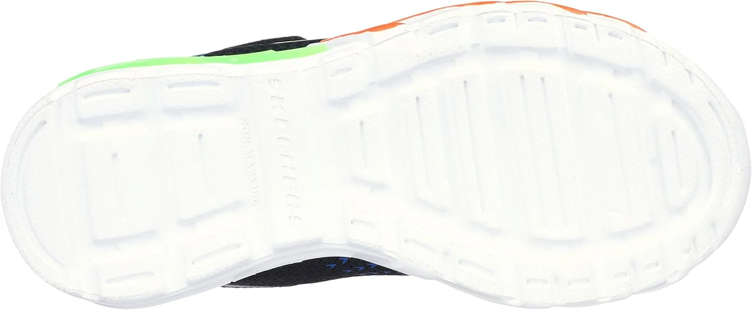 Skechers Unisex-Child Flex-Glow Bolt Sneaker