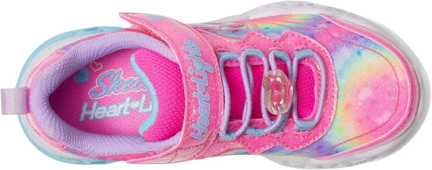 Skechers Unisex-Child Flutter Heart Lights-Groovy Sneaker