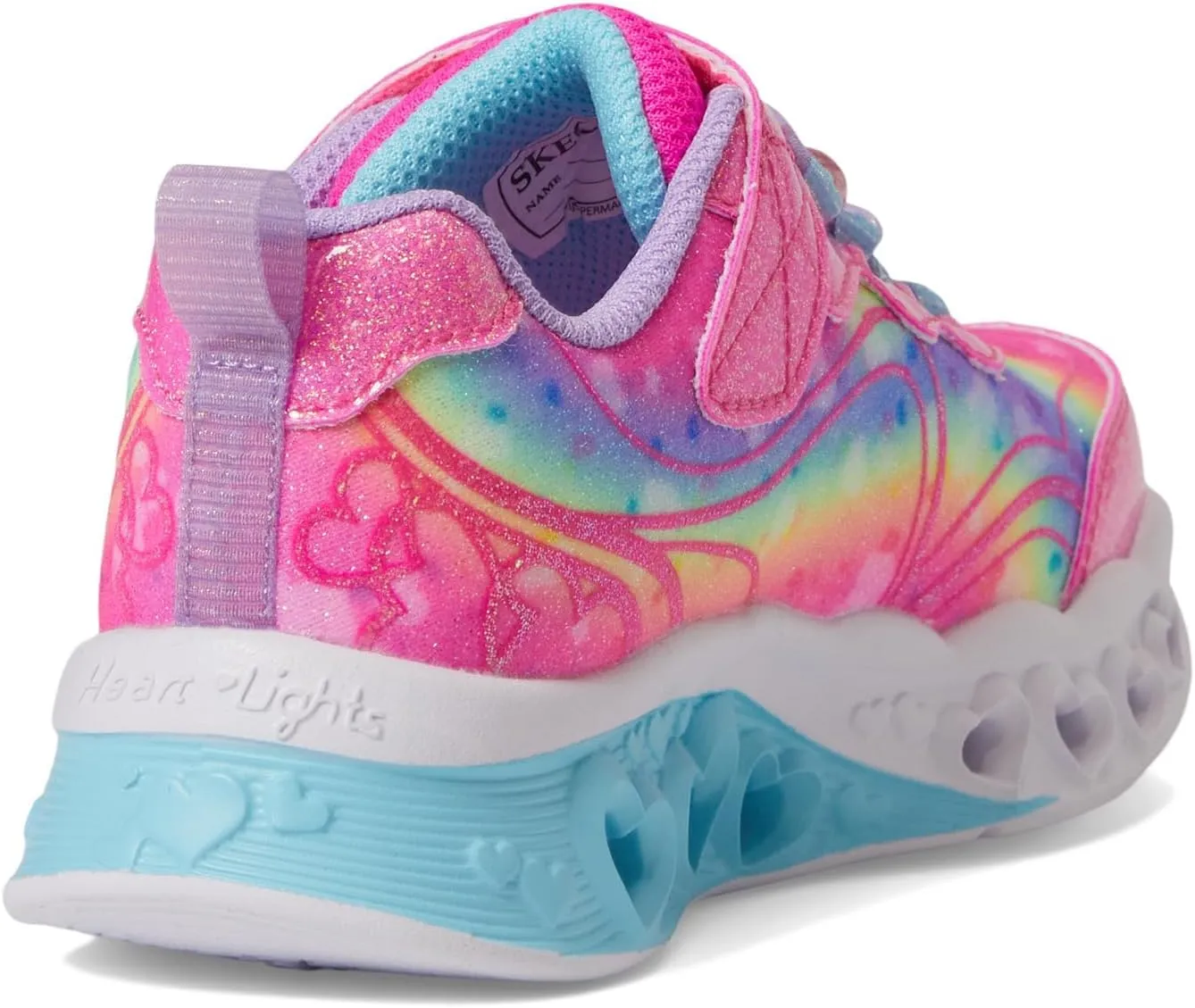 Skechers Unisex-Child Flutter Heart Lights-Groovy Sneaker