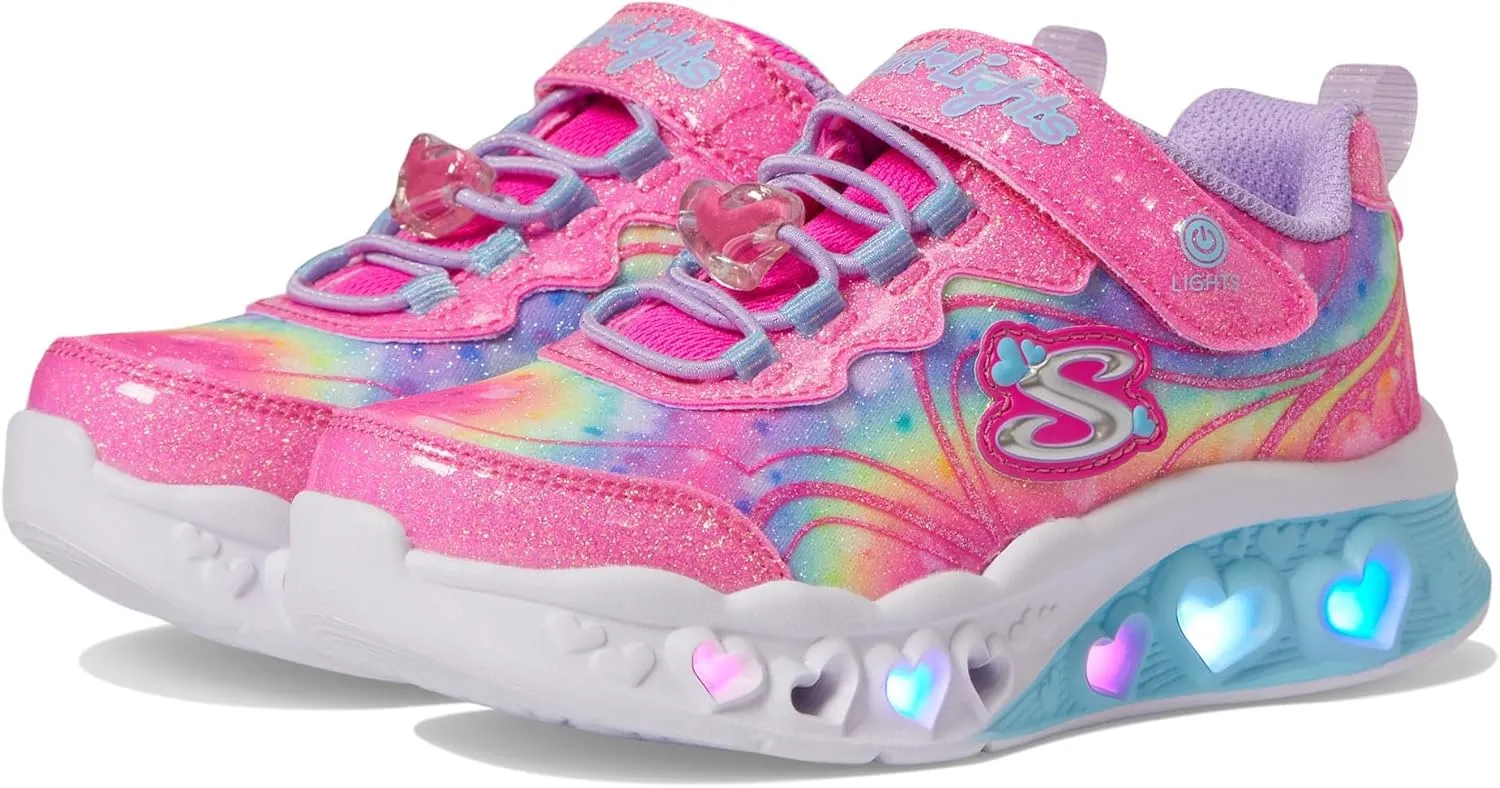 Skechers Unisex-Child Flutter Heart Lights-Groovy Sneaker
