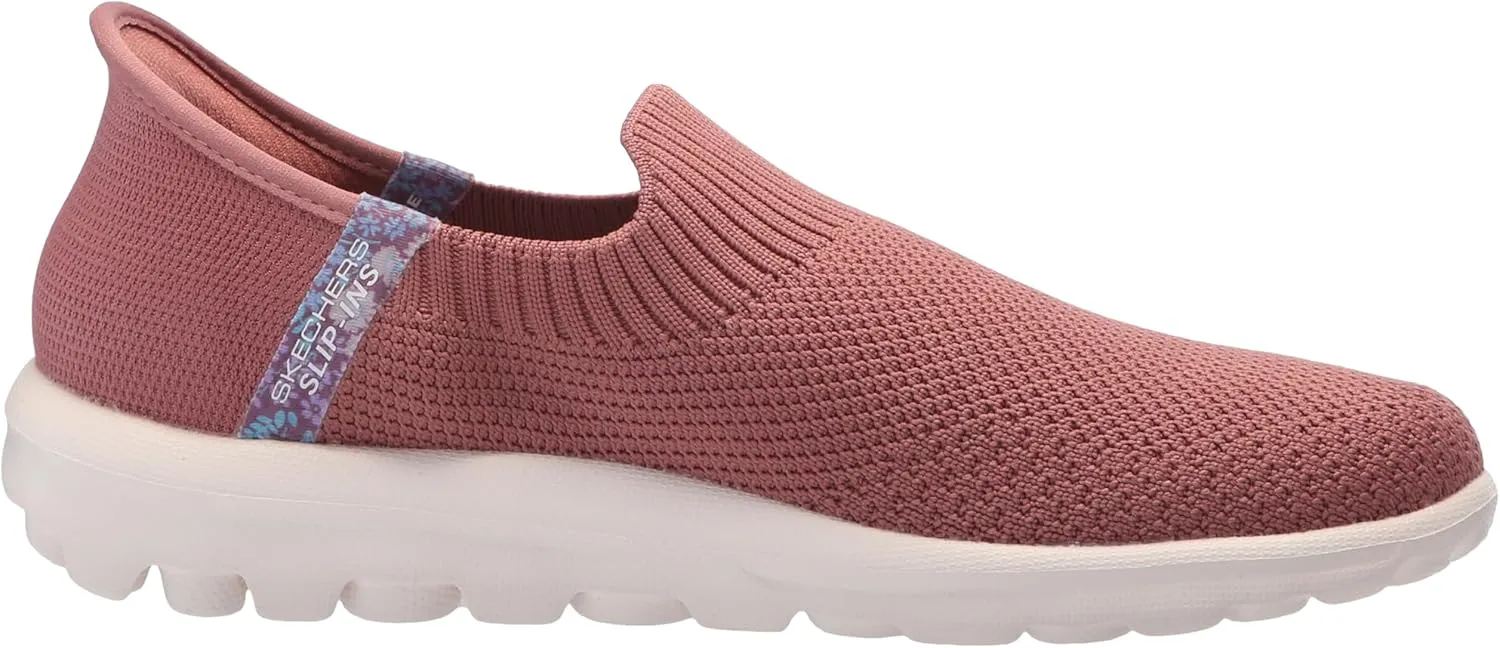 Skechers Women's Go Walk Travel Tahiti Sunset Hands Free Slip-ins Sneaker